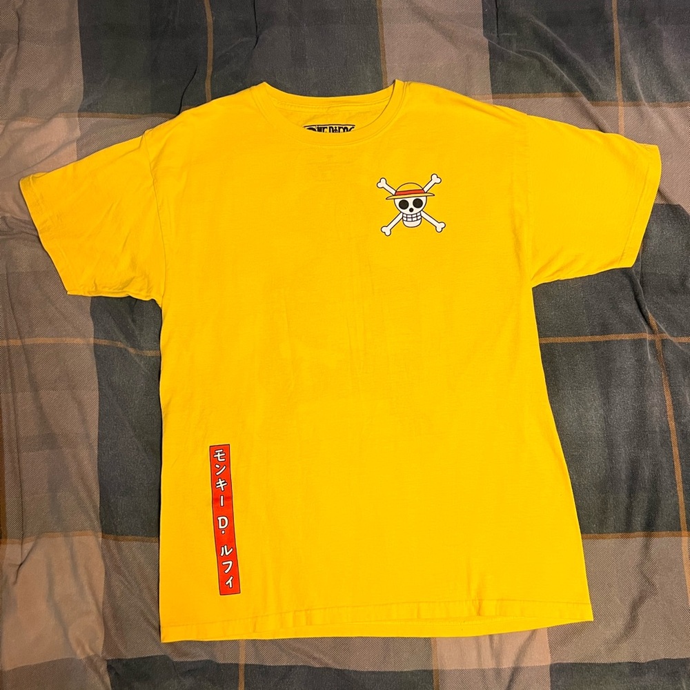 Large One Piece Luffy Ripple Junction shirt